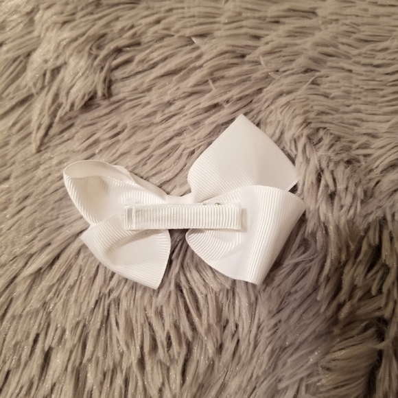 Girls 7 PC Hair Bow Set With Hanger - Picture 4 of 4